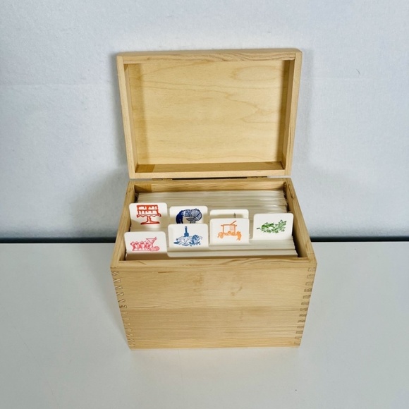 Saks Fifth Avenue Charles Fradin Home Oversize Recipe Box and Refills - NEW - Picture 1 of 11